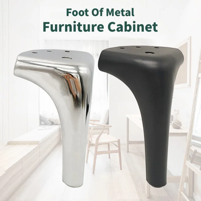 

15CM Legs for Furniture Metal Table Feet Hardware Mount Sofa Chair TV Dresser Bathroom Cabinet Gold Black Replacement Legs