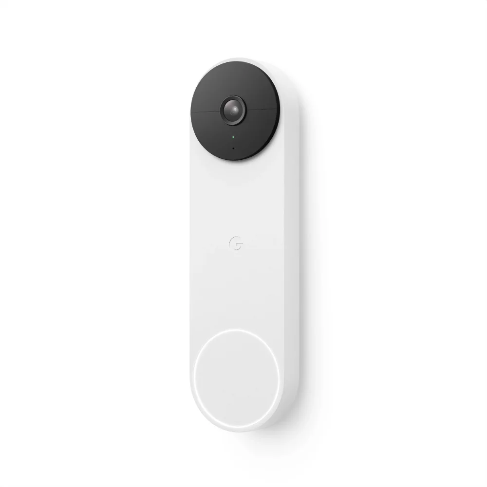 Nest Doorbell (Battery), Video Doorbell Camera, Wireless Doorbell Security Camera, Snow