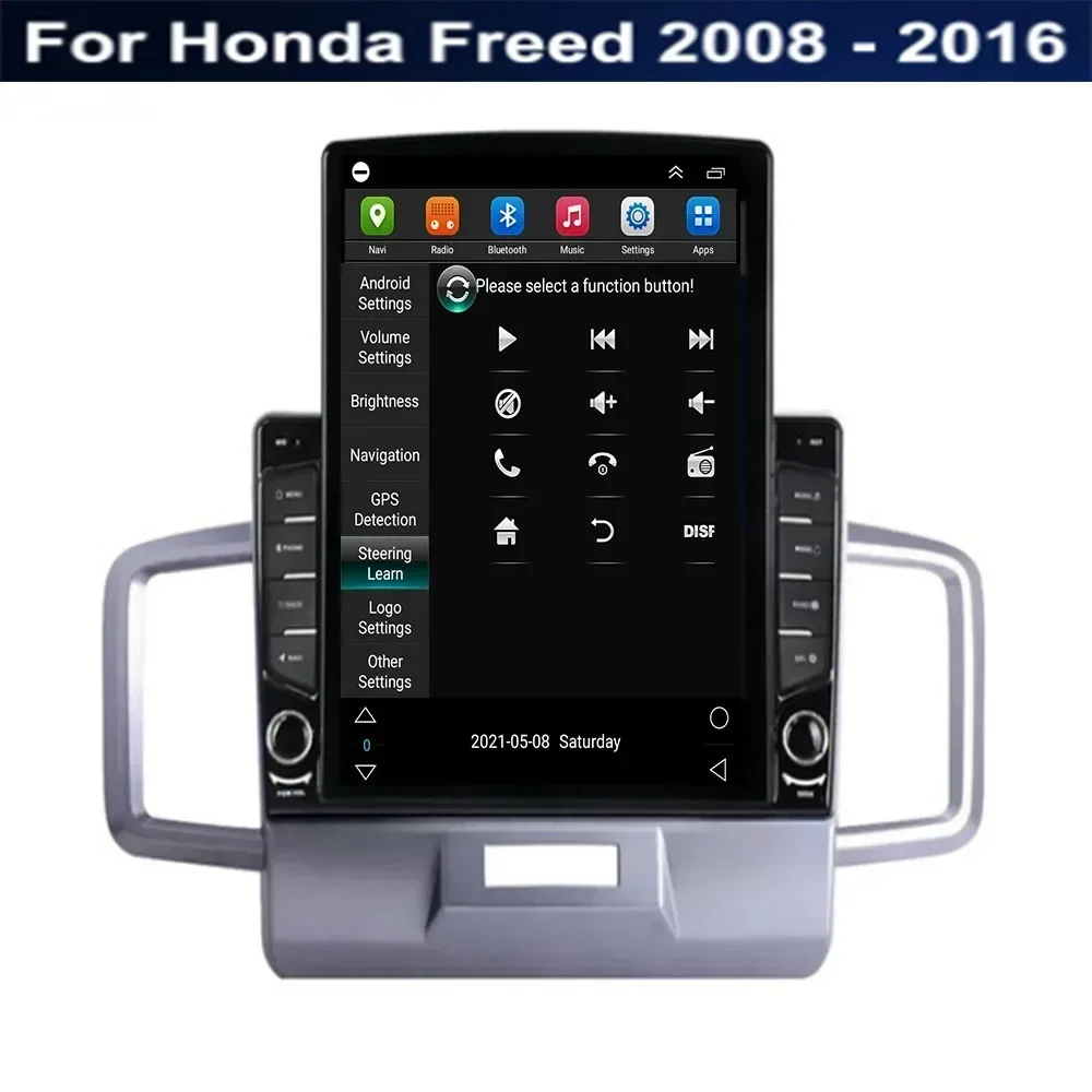 9 7 &quotAndroid 13 для Honda Freed 2008-2016 Tesla Тип Автомобильный радиоприемник Мультимедийный