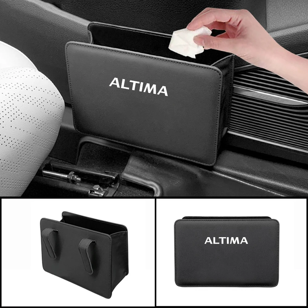 

Car Storage Bag Hanging Chair Door Storage Box Under Seat Back Trash Bag for NISSAN Altima Auto Styling Accessories
