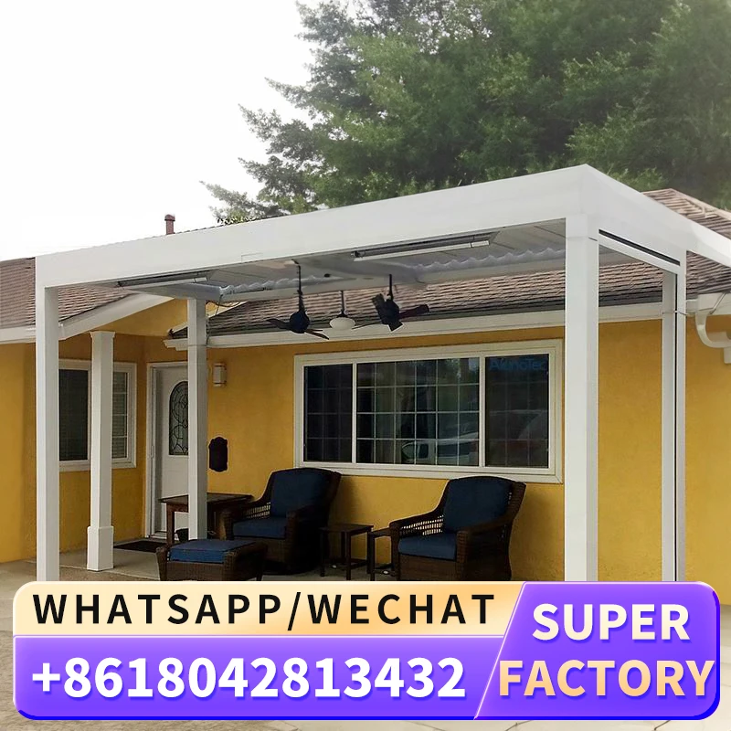 OEM завод садовая уличная Выдвижная беседка для террасы наружная