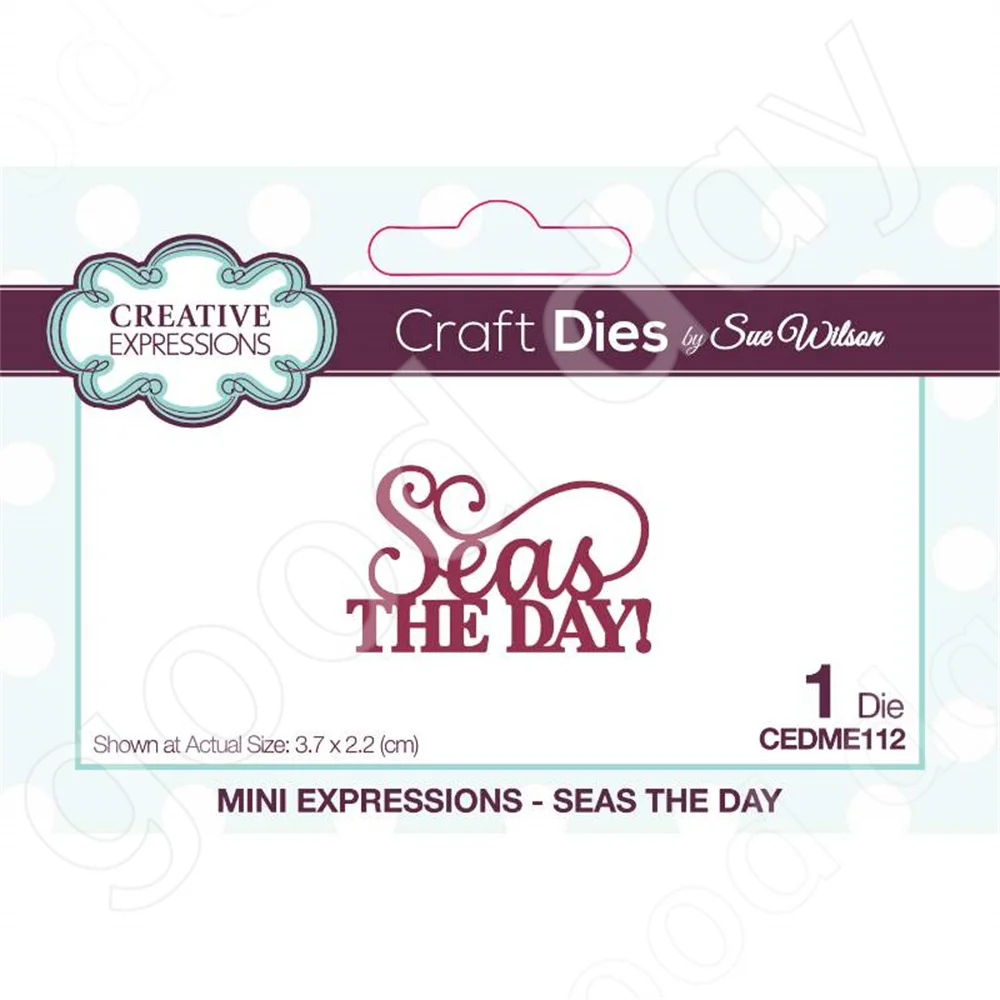 

Arrival New 2022 Seas The Day Craft Die Metal Cutting Dies Scrapbook Diary Decoration Embossing Template Diy Greeting Card