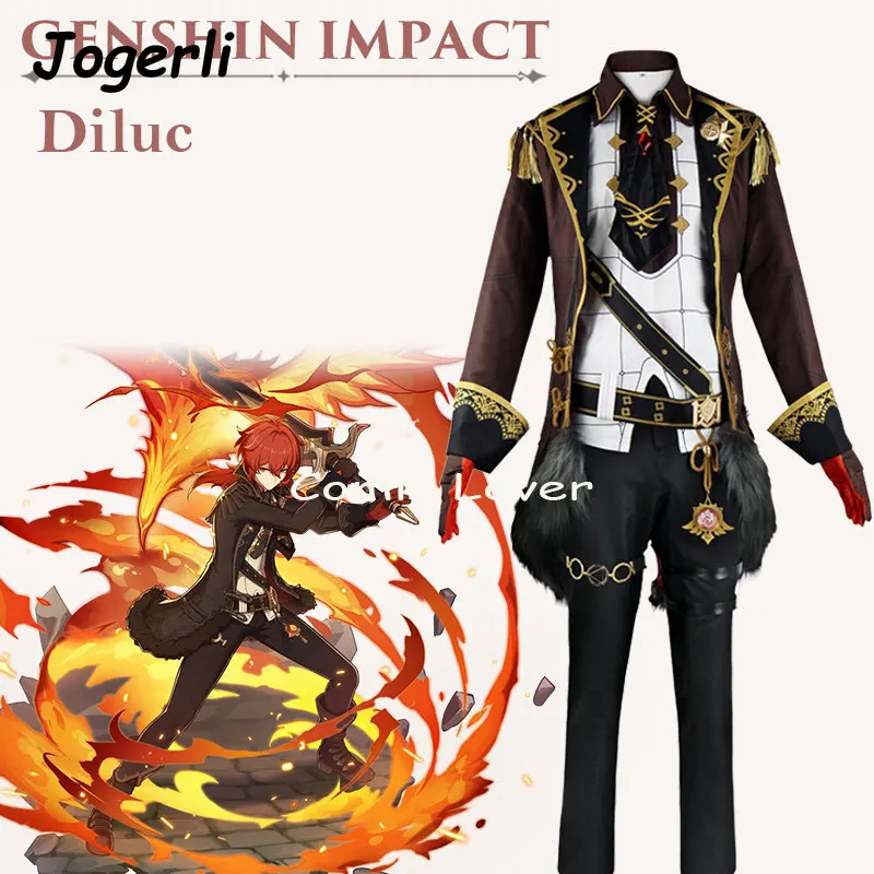 Игровые костюмы для косплея Genshin Impact балук Ragnvindr парик новое поступление одежда