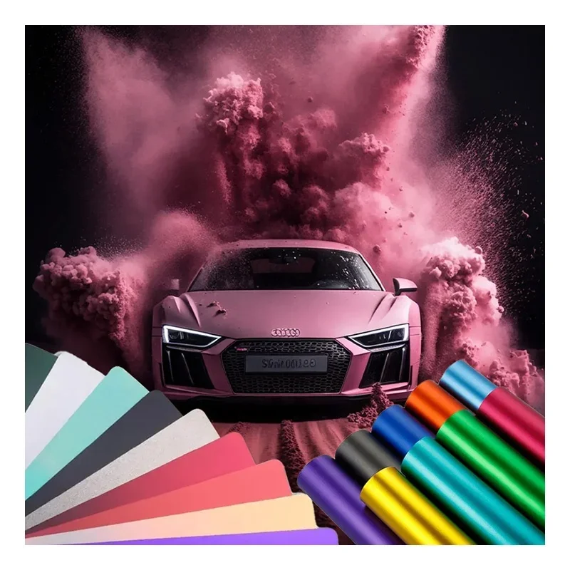 Ультра красочная матовая автомобильная пленка виниловая самоклеящаяся меняющая