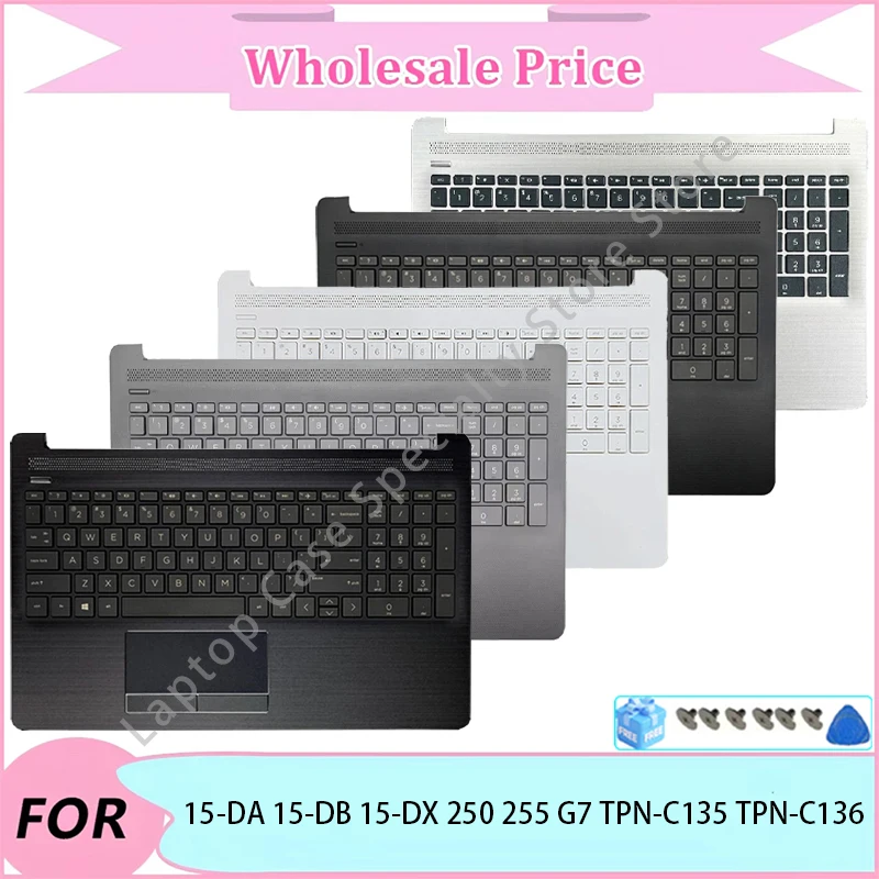 Фото Новинка для HP15-DA 15-DB 15-DX 250 255 G7 TPN-C135 TPN-C136, клавиатура/клавиатура США/сменные клавиатуры №1