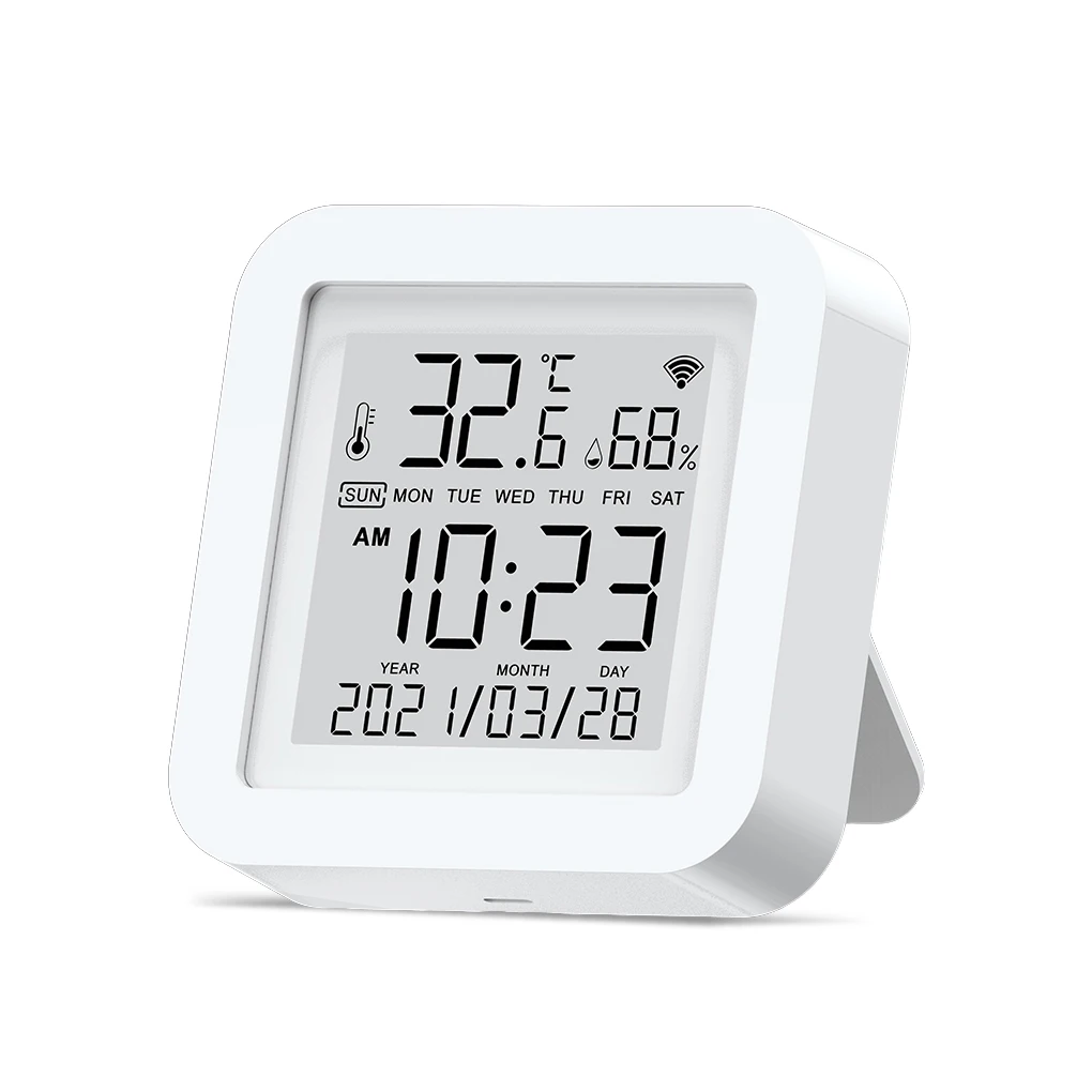 

Temperature Humidity Sensor Portable LCD Display Hygrometer Indoor Living Room Hotel Restaurant Dorm Thermometer