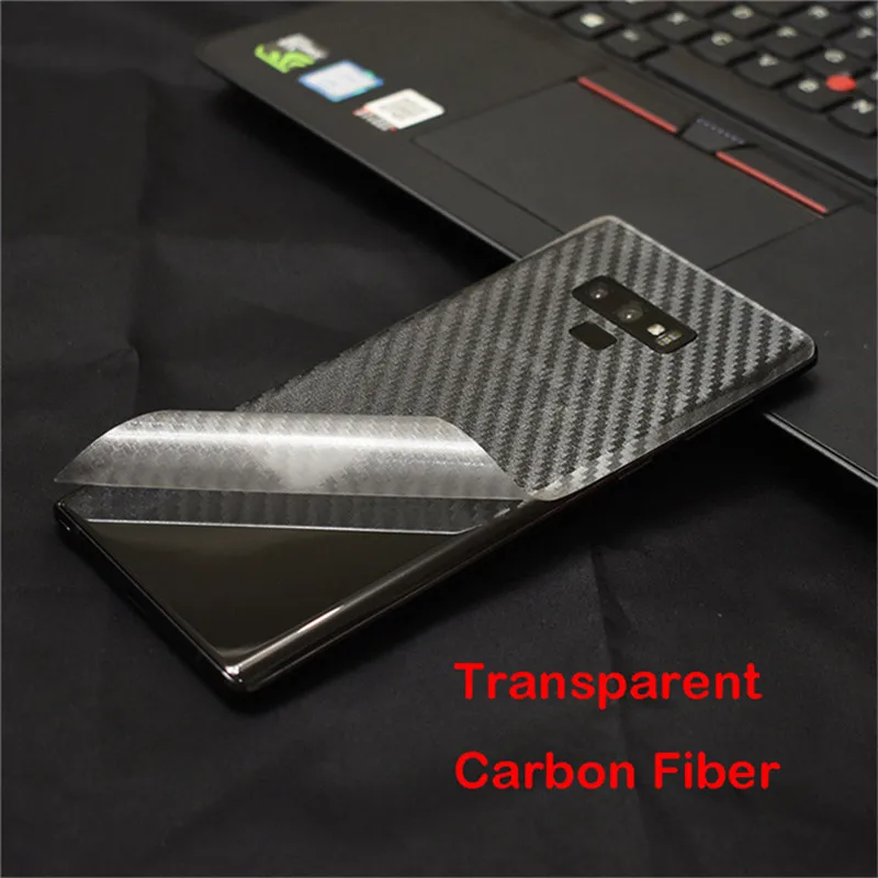 3D Carbon Fiber Skins Film Wrap Skin Phone Back Film Sticker For SAMSUNG Galaxy S10 Plus S10e S9+ S8 S7 Edge Note 10+ 9 8 5 A750 images - 6