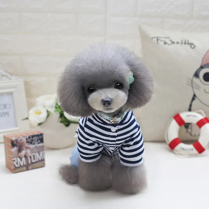 

Dog Rompers Pet Clothes For Small Dogs Spring Autumn Clothing Puppy Jumpsuit Chihuahua Poodle Cat Pajamas Pets Animal Supplies