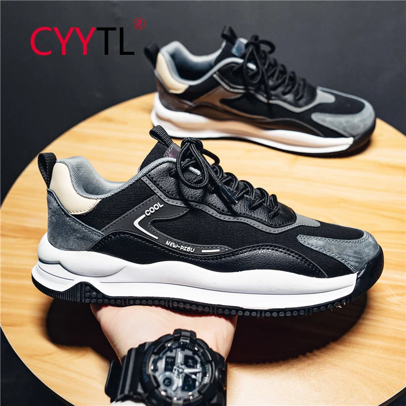 

Весна 2022, Мужская дышащая обувь CYYTL, модные спортивные кроссовки для бега, повседневные теннисные кроссовки на шнуровке для студентов и подр...