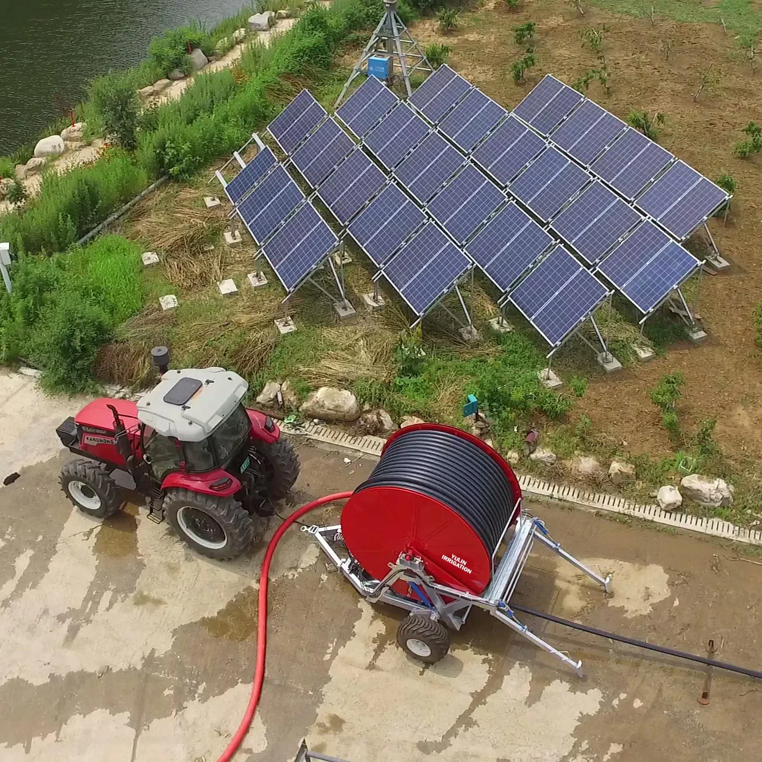 2024 Дорожная ирригационная система спринклер g un/новая катушка для шланга 75-300tx