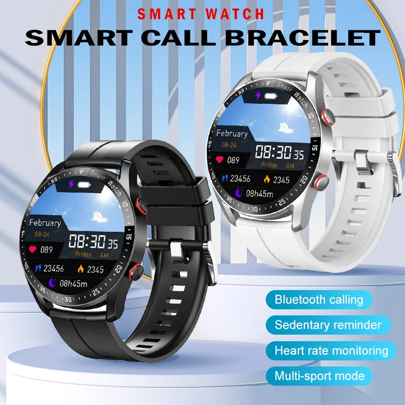 

2023 HW20 Smart Watch ECG+PPG Business Bluetooth Call Heart Rate Blood Pressure Monitoring Sports Message Reminder Smart Watch