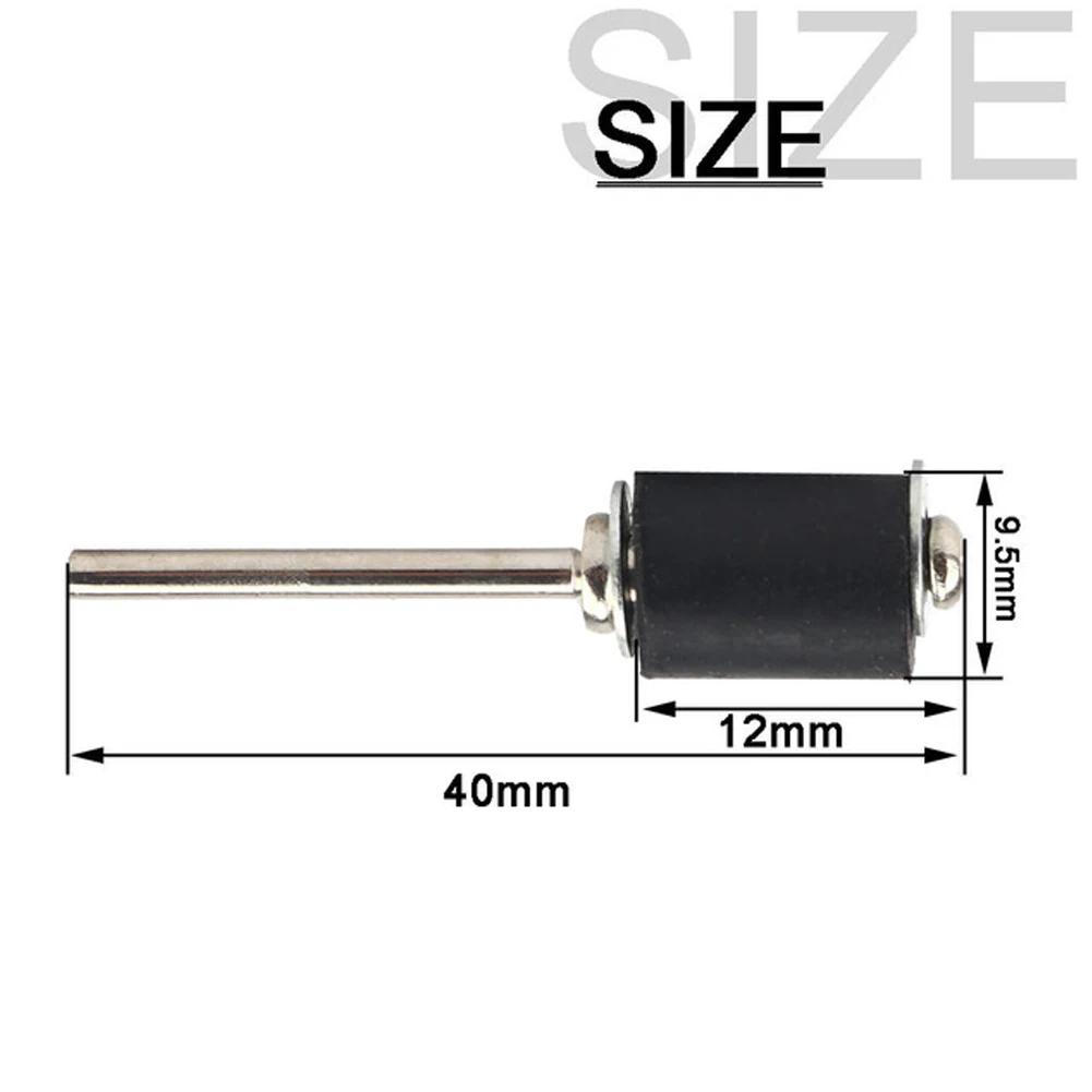 

5pcs 12.7/6.35/9.5mm Drum Sanding Rubber Mandrels Grinder Drum Sandpaper Circle Kit For Dre Mel Rotary Abrasive Tools