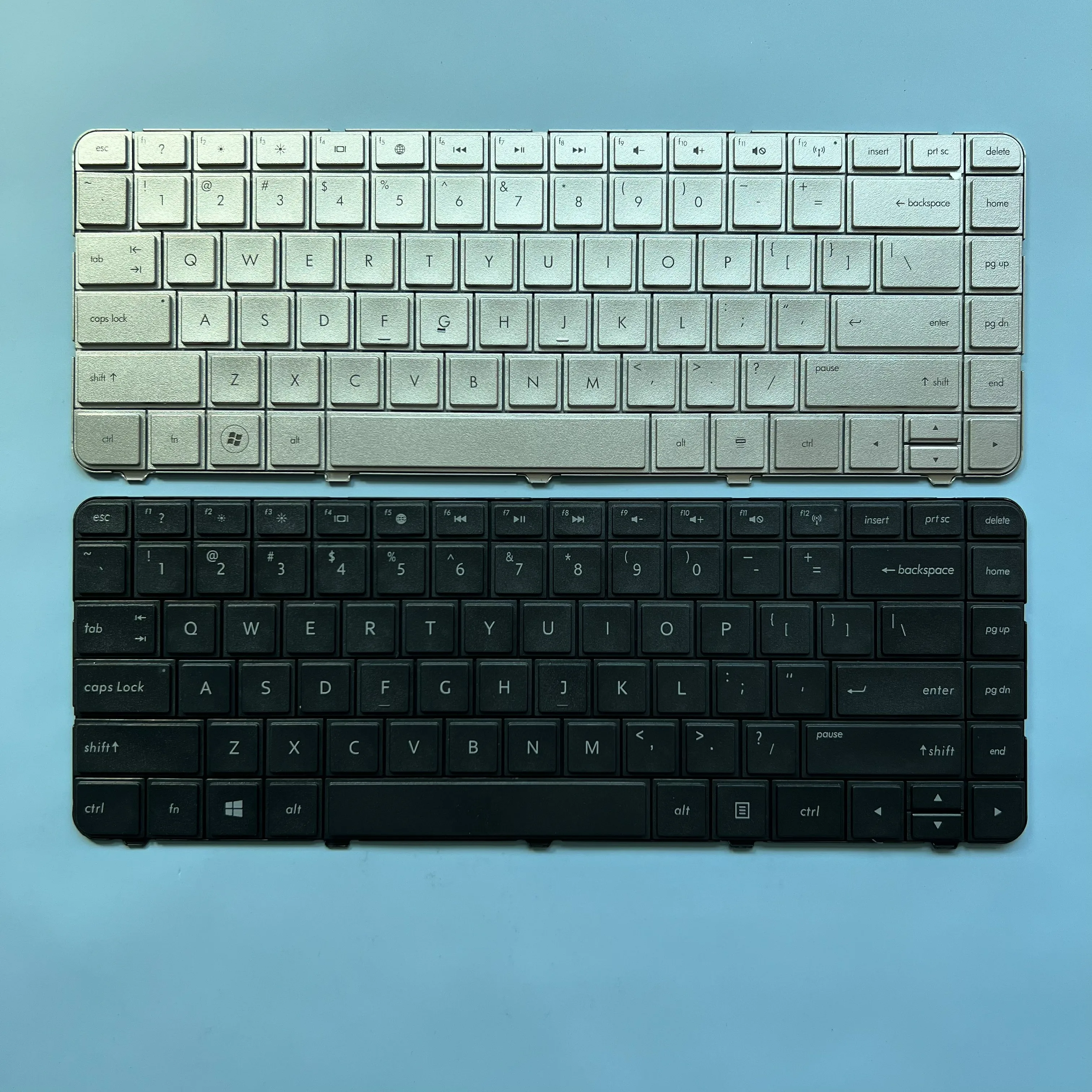 

XIN US Keyboard For HP Pavilion G4 G4-1000 G6 G6-1000 CQ43 CQ57 CQ58 430 431 630 G43 G57 G6T Laptop English Silver V121046BS1