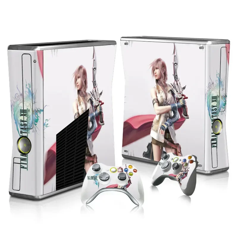 Наклейки для Xbox 360 Slim и 2 скины контроллера