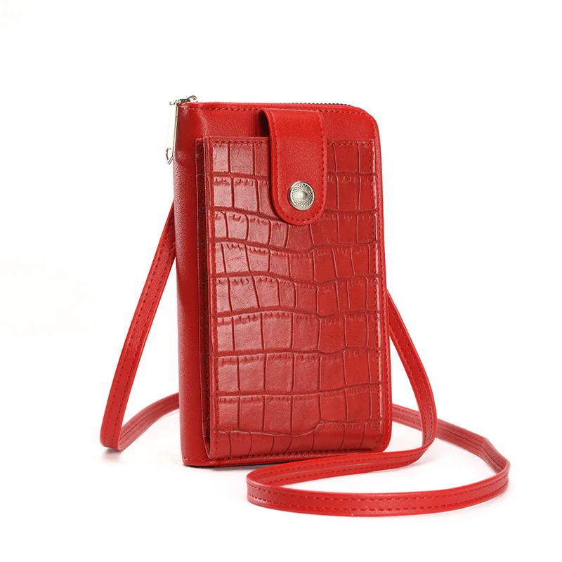 Женский кошелек на одно плечо сумка через для сотового телефона модный