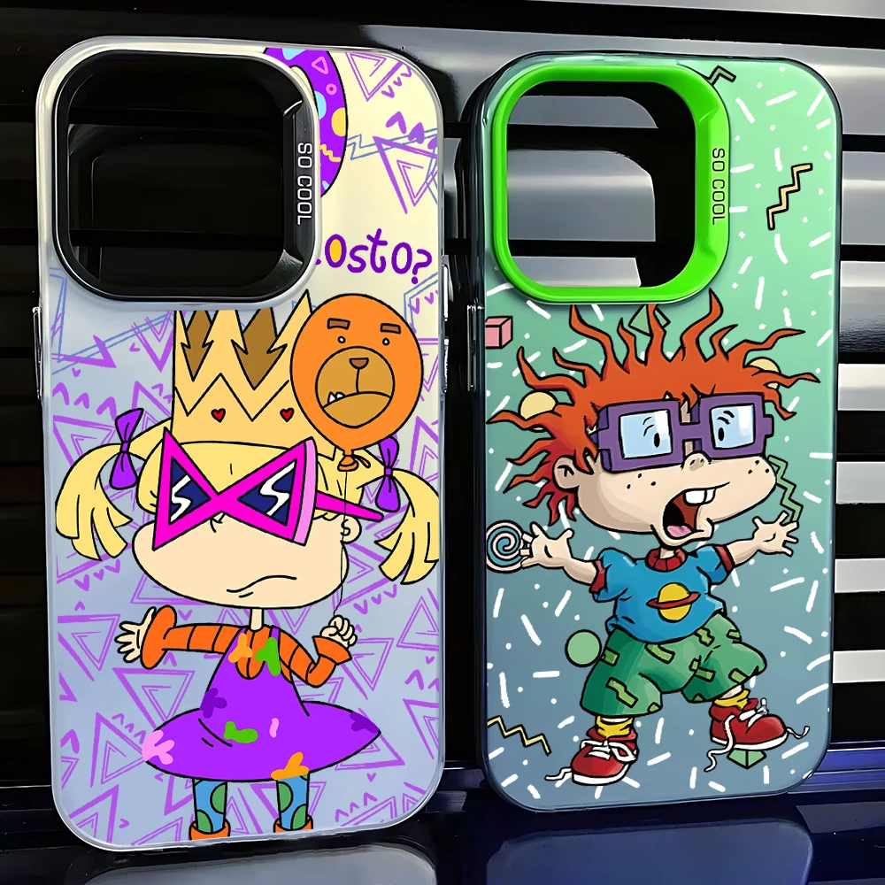 Чехол Cartoon Funny R-Rugrats для Samsung Galaxy A16 A06 A35 A55 A25 A05S A15 A54 A34 A24 A14 A05 A04 4G 5G матовая задняя