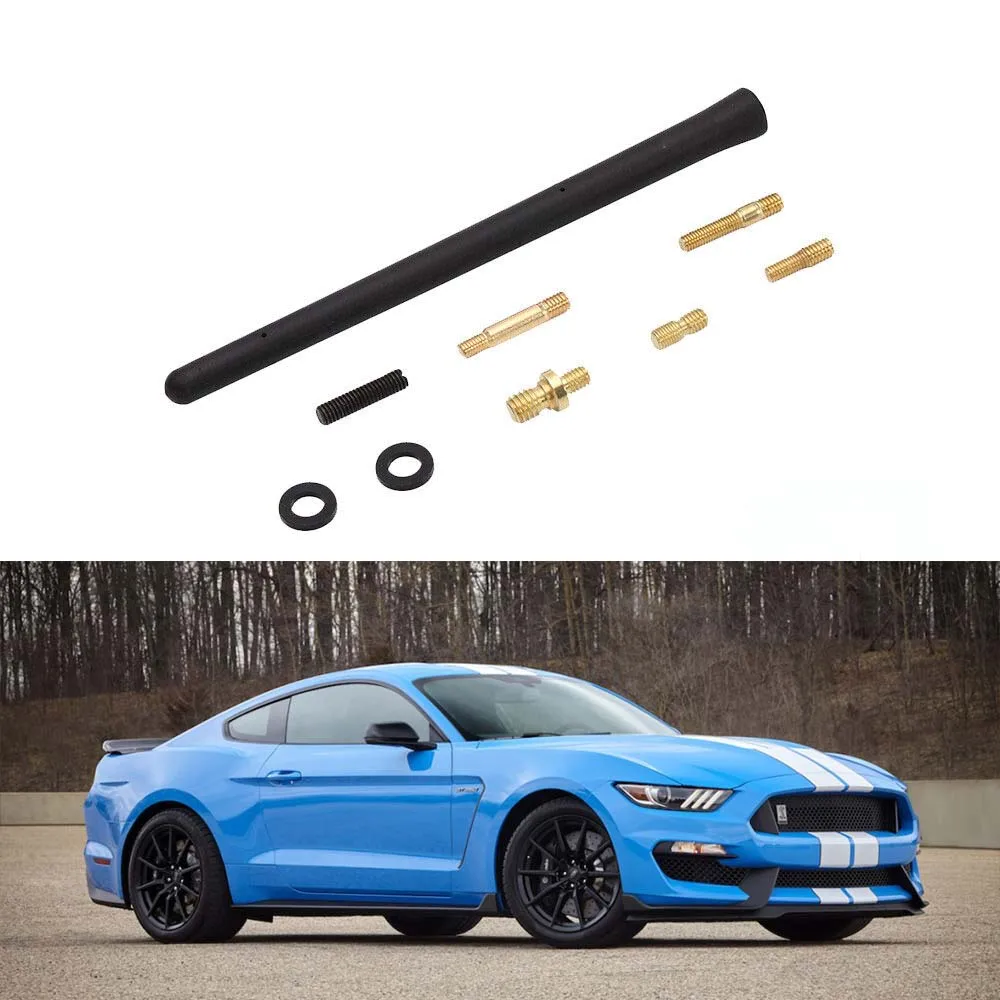 

LAICY 8" Car Replacement Radio Black Short AM/FM Signal Antenna for Ford Mustang 1979-2009 Car Auto Styling Accessories