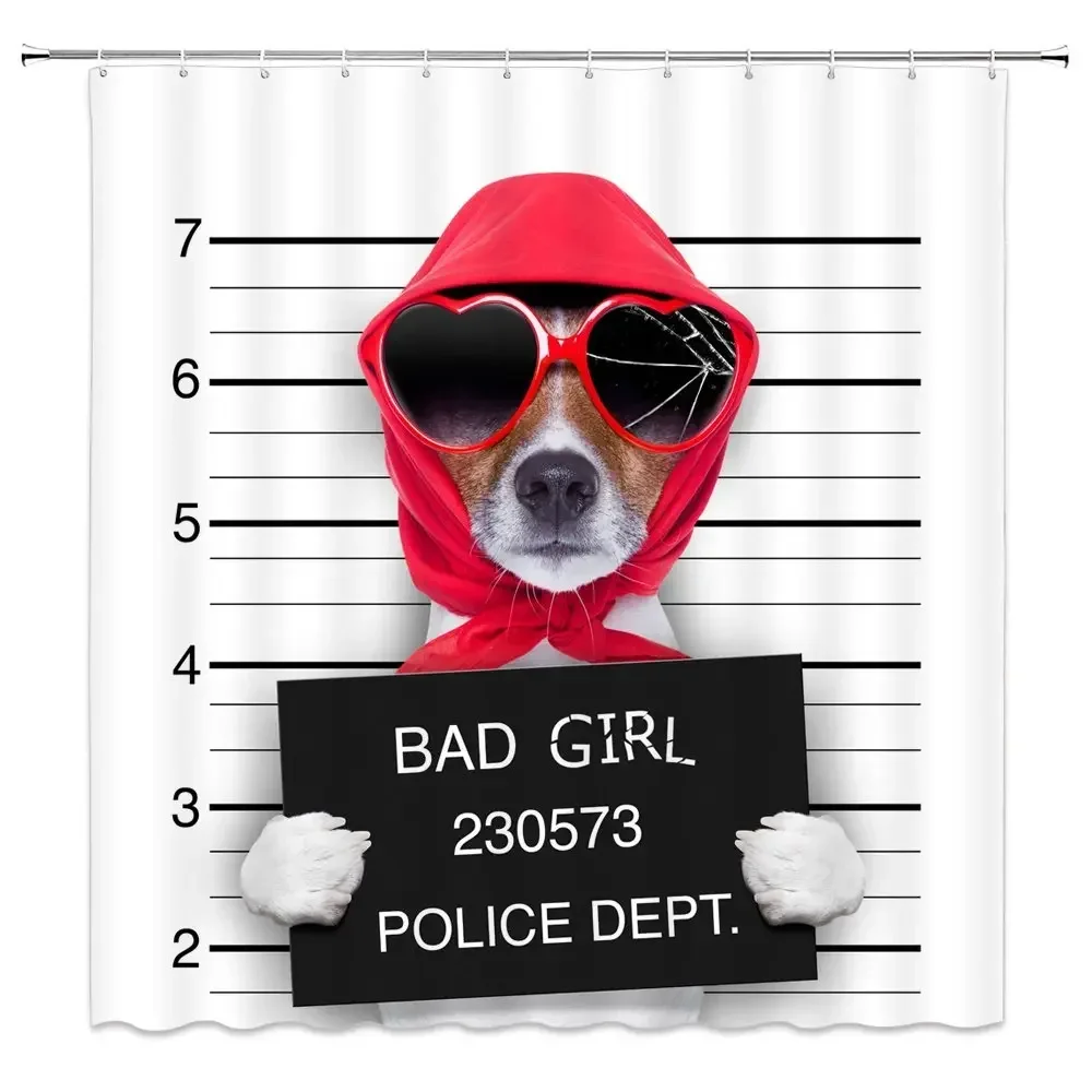 Забавная занавеска для душа с собакой животные корги выстрел хиппи захотели