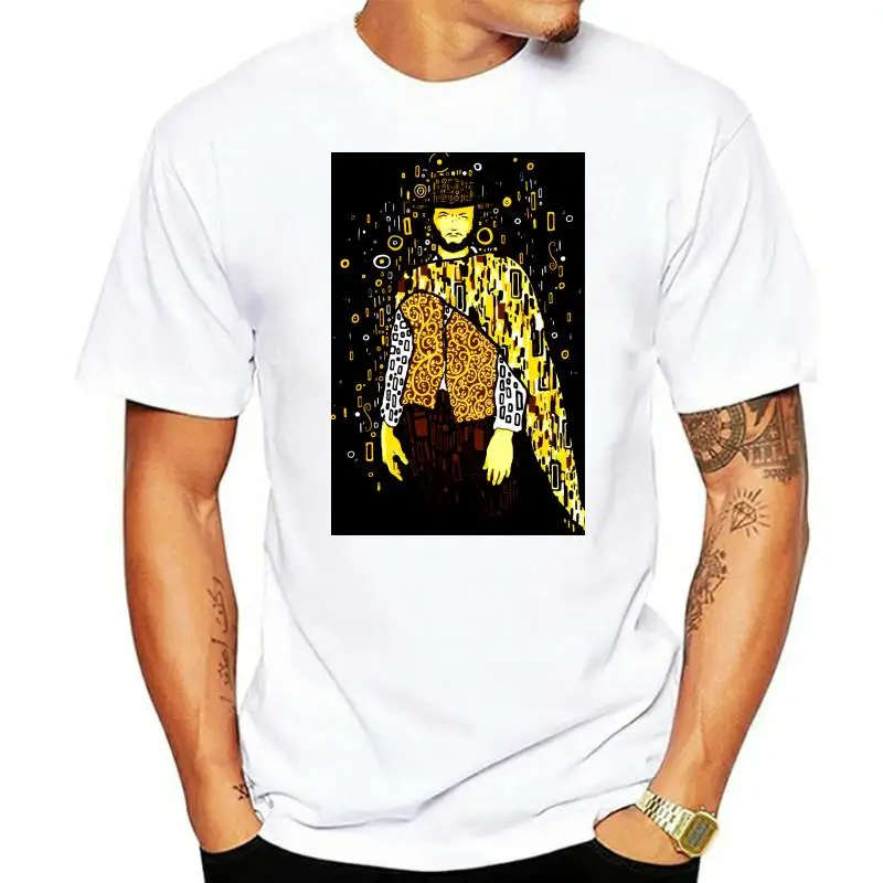 

Clint Eastwood футболка Klimt Eastwood футболка с графическим рисунком хлопковая Футболка большая Милая Мужская футболка