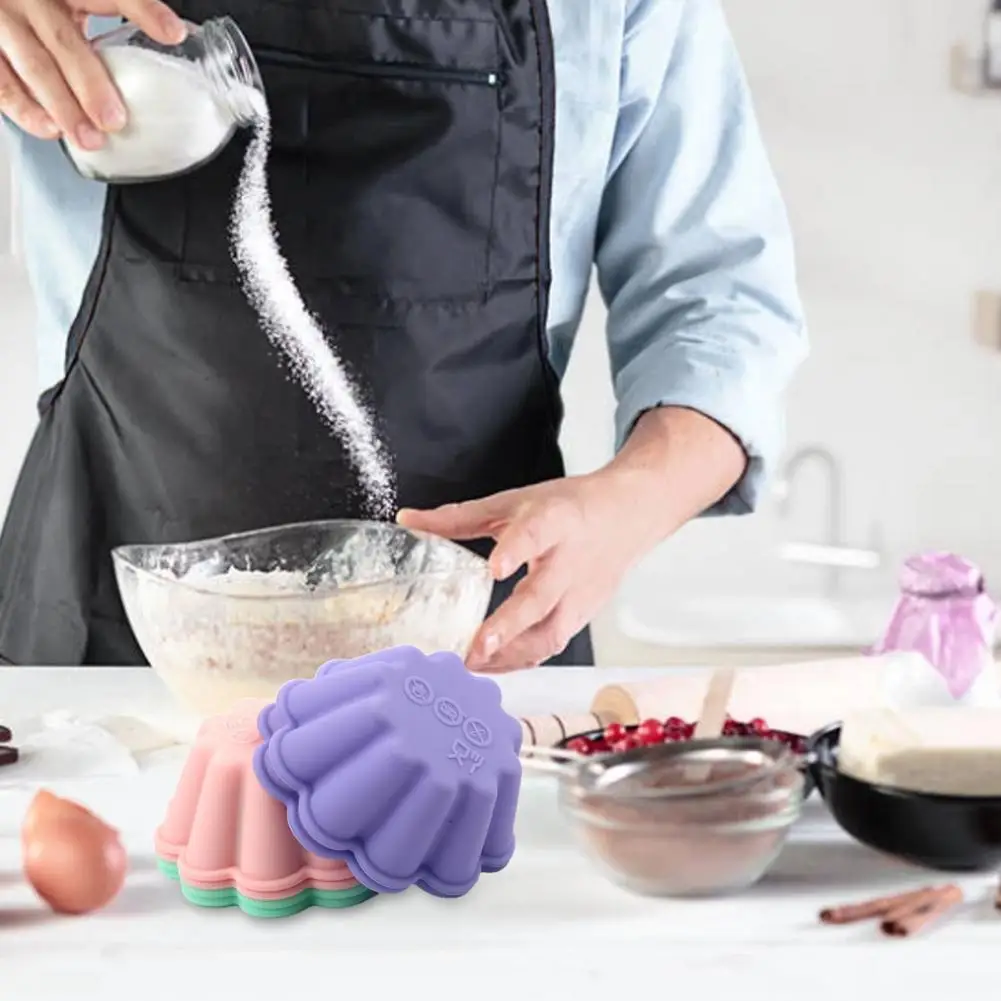 

12 шт./компл. удобная прочная легко снимающаяся форму для маффинов, форма для кексов, многоразовая антиизносостойкая