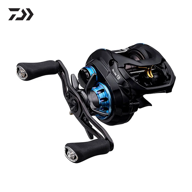 

Оригинальная Рыболовная катушка DAIWA ZILLION 10,0 SV TW 7 + 1BB SV, мягкая ручка, система воздушного тормоза, низкопрофильная Рыболовная катушка для забр...