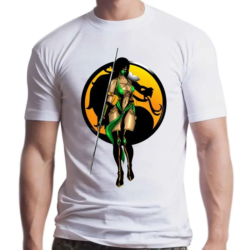 New Mortal Kombat Jade Printed T shirt Men 100% Cotton MK Game Print T-shirt Homme Harajuku Top Tees Hot Tshirt Male C136 |