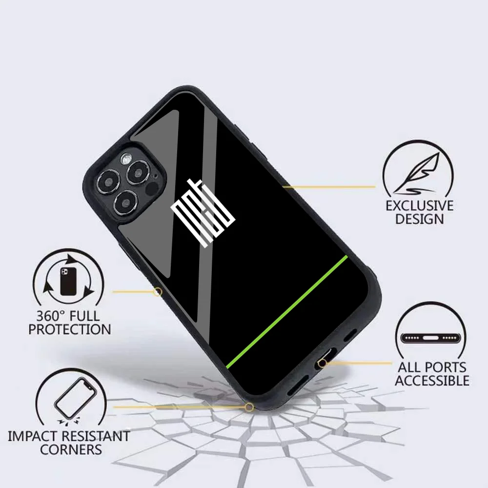 NCT базовый чехол для телефона с логотипом IPhone 15 14 13 Pro Max 11 12 Mini Alex Mirror Magsafe