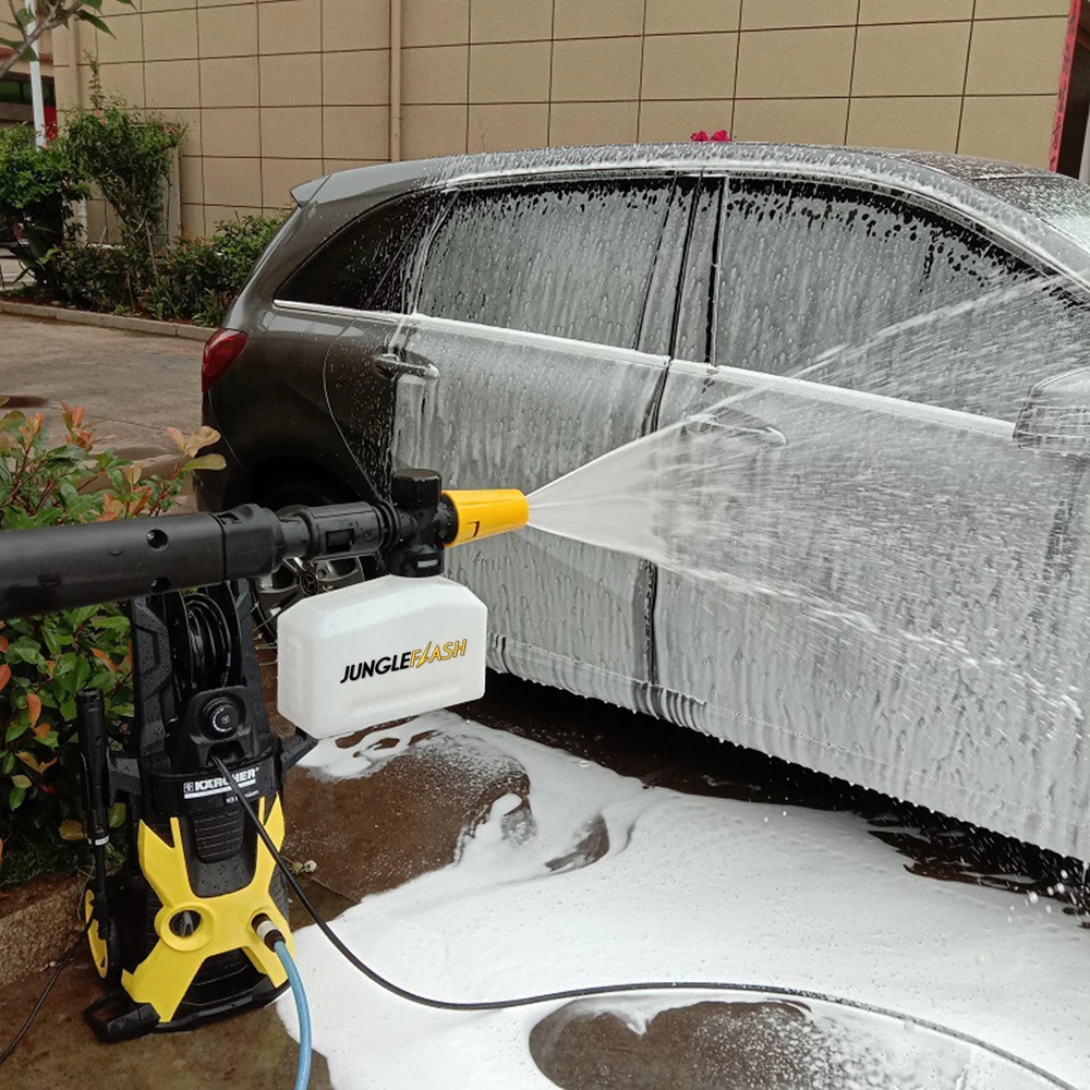 JUNGLEFLASH Snow Foam Lance For Karcher K1 K2 K3 K4 K5 K6 K7 High Pressure Car Cleaner Washer For Lavor YILI Water Gun Nozzle images - 6