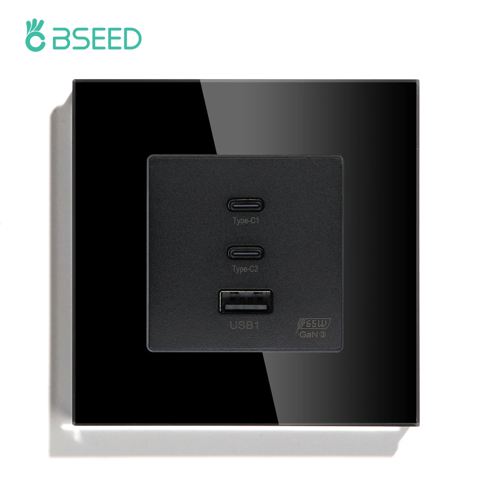 Универсальная розетка BSEED GaN3 65 Вт порт быстрой зарядки PD адаптер USB Type-C для