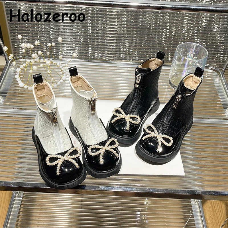 

Новинка, осенние детские ботинки принцессы, Брендовая обувь с бантом для маленьких девочек, модные ботильоны для малышей, детская обувь, ботинки Chukka, Классическая обувь