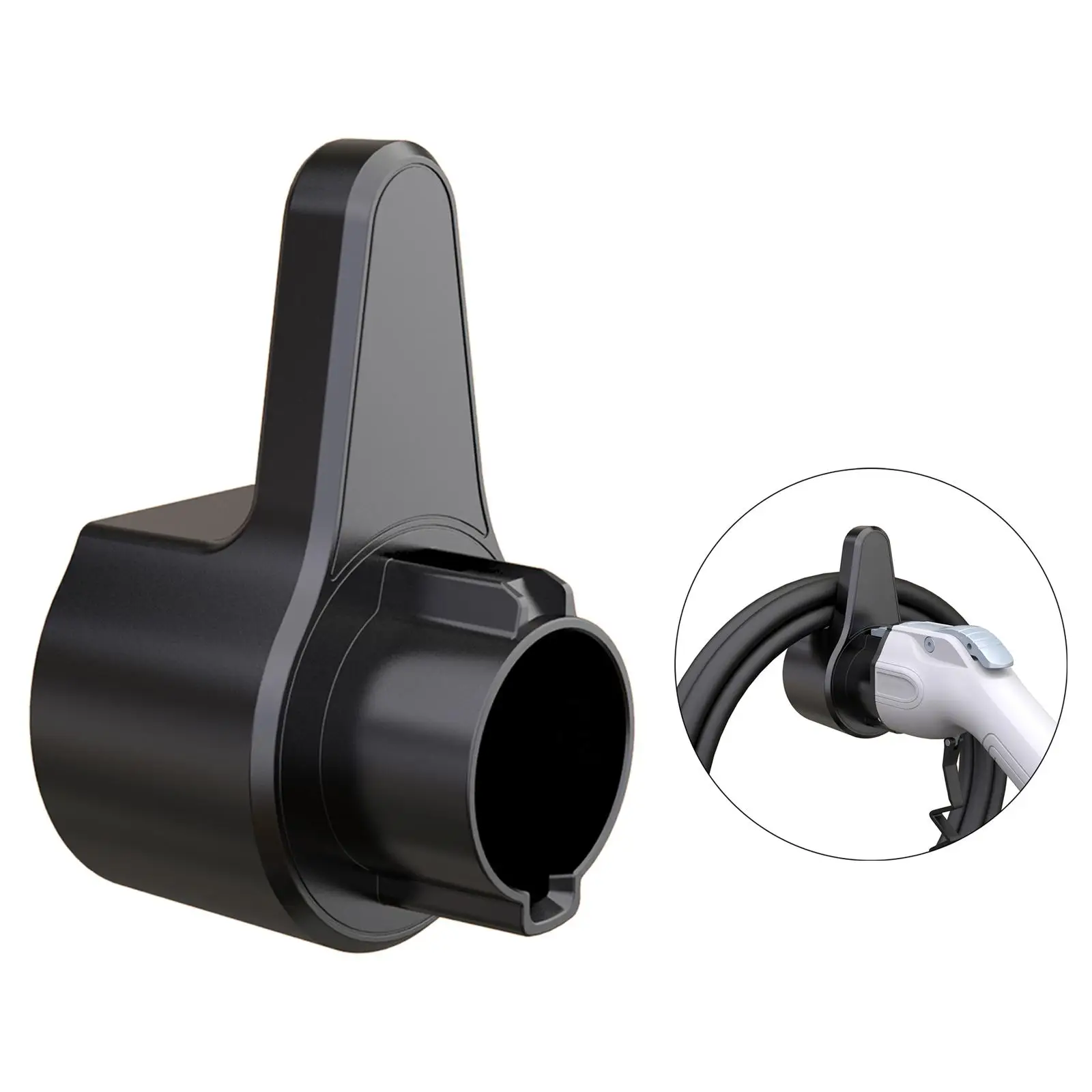 EV Charger Plug Holder Wall Mount Brket Socket for Electric Car Charging