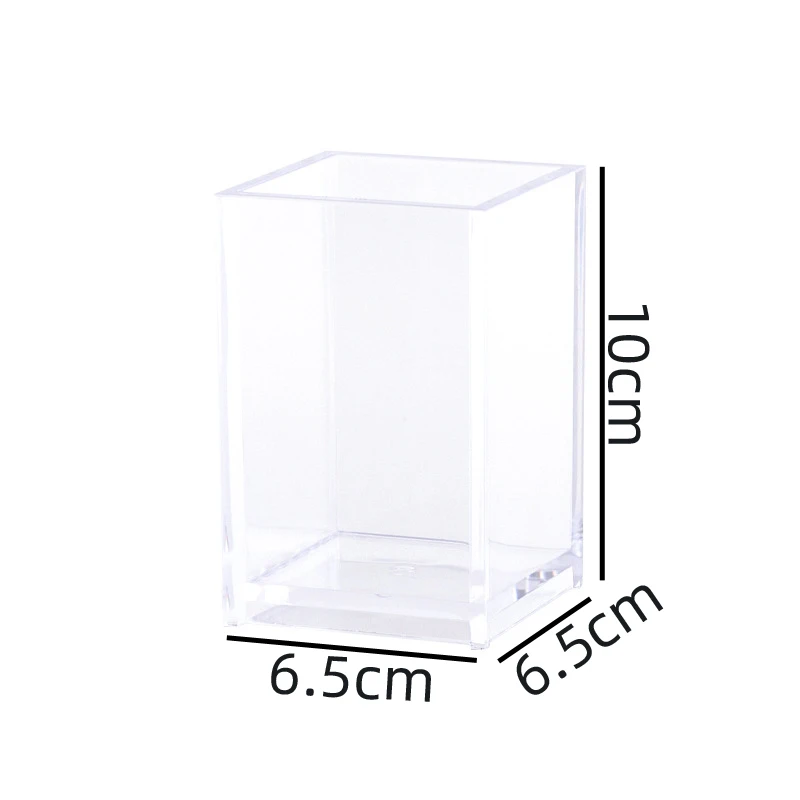 Cena Przezroczysty Długopis Uchwyt Akrylowy Materiały Do Pisania Organizator Pojemnik Schowek Na Okulary Box Office School Desktop Supplies