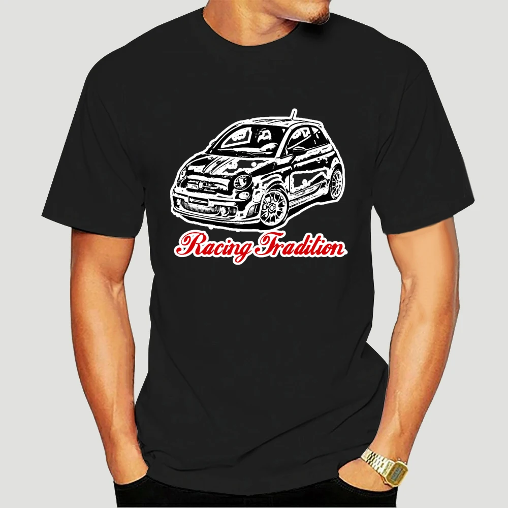 

FIAT ABARTH 2015 INSPIRED RACING TRADITION P - NEW WHITE COTTON TSHIRT 5241X
