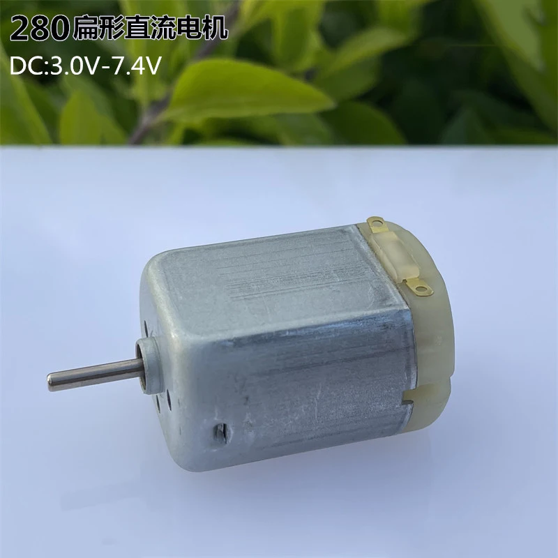 

FK-280SA Mini 24mm*18mm Electric Motor DC 3V-7.4V 27200RPM High Speed Strong Magnetic Flat 280 Motor Toy RC Car Boat Model DIY