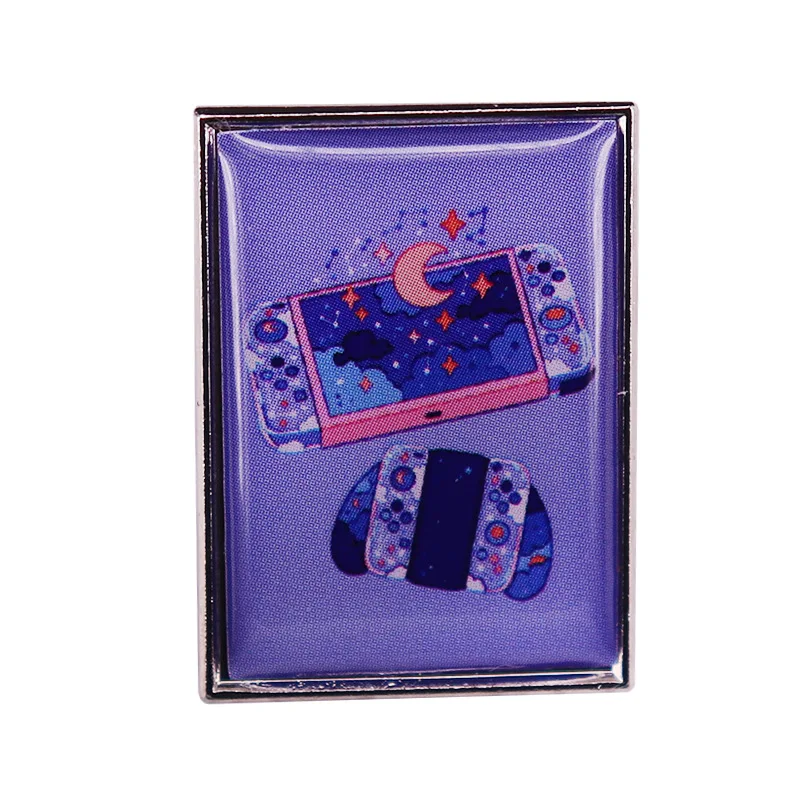 

Electronic Game Enamel Pin Wrap Clothes Lapel Brooch Fine Badge Fashion Jewelry Friend Gift