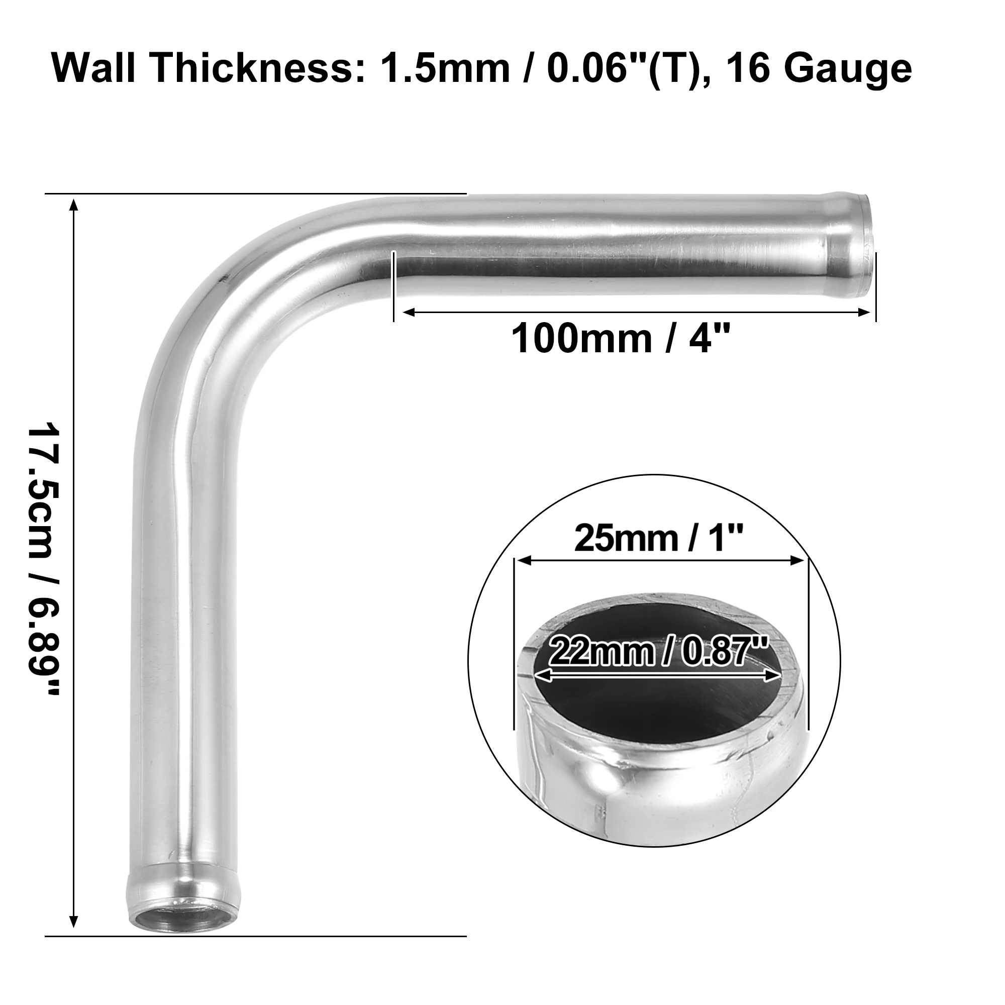 

Трубка из алюминиевого сплава с наружным диаметром 25/38/45/63/76/102 мм