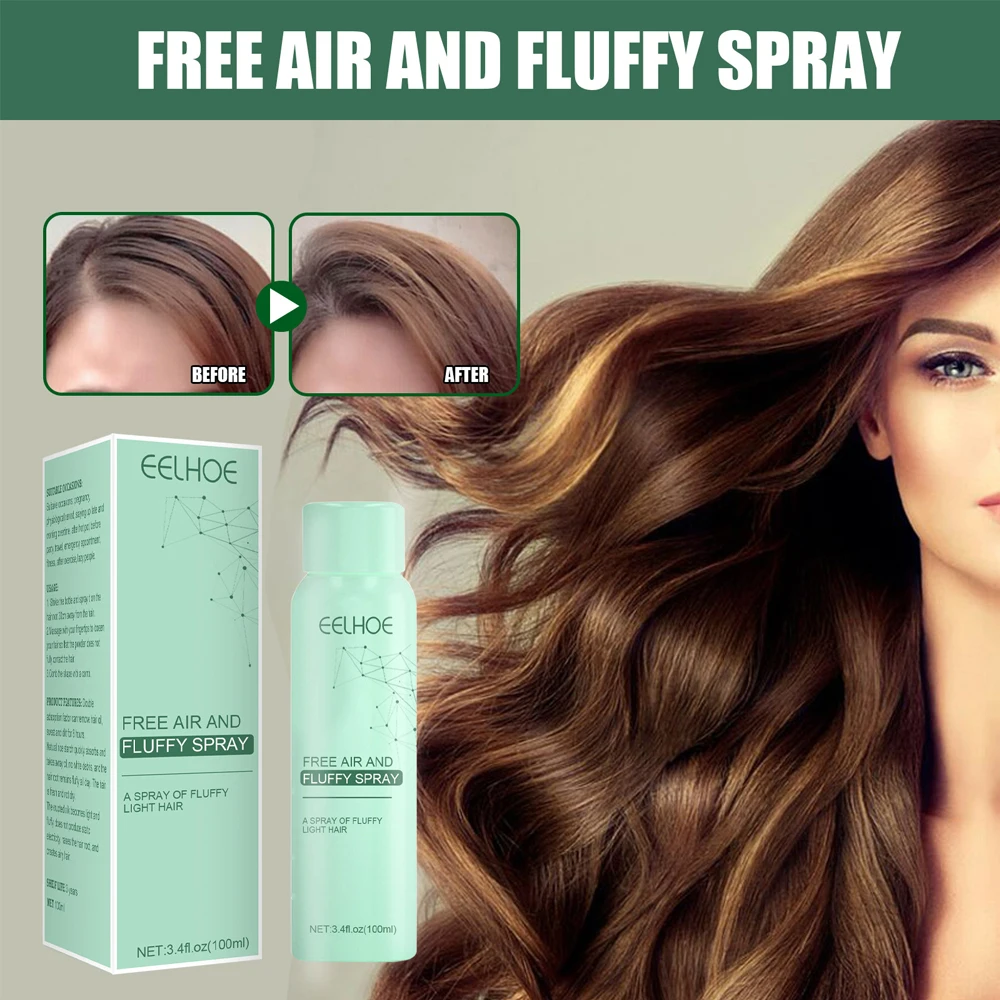 

100ml Leave-in Dry Hair Spray Fluffy Hair To Oil Lazy Oil Control No-wash Air-feeling Fluffy Spray Remove Oil Dry Shampoo