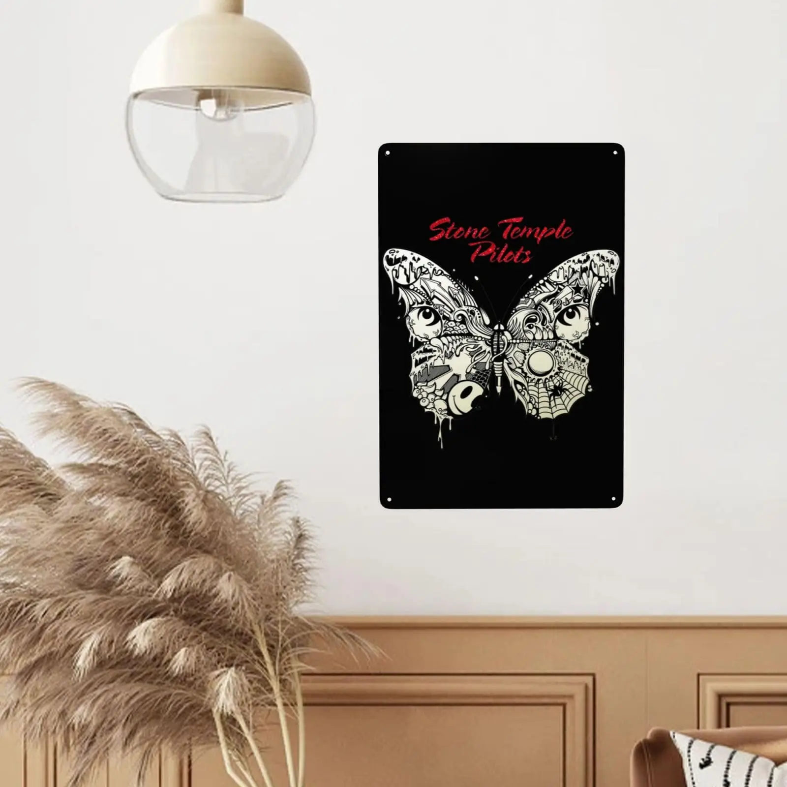 Металлический жестяной знак GOTENTI настенный постер в винтажном стиле с рисунком