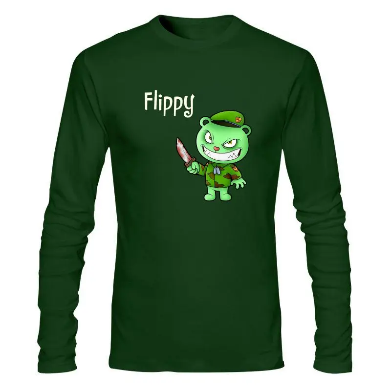 

Мужская одежда, новинка, популярная футболка с надписью Happy Tree Friends