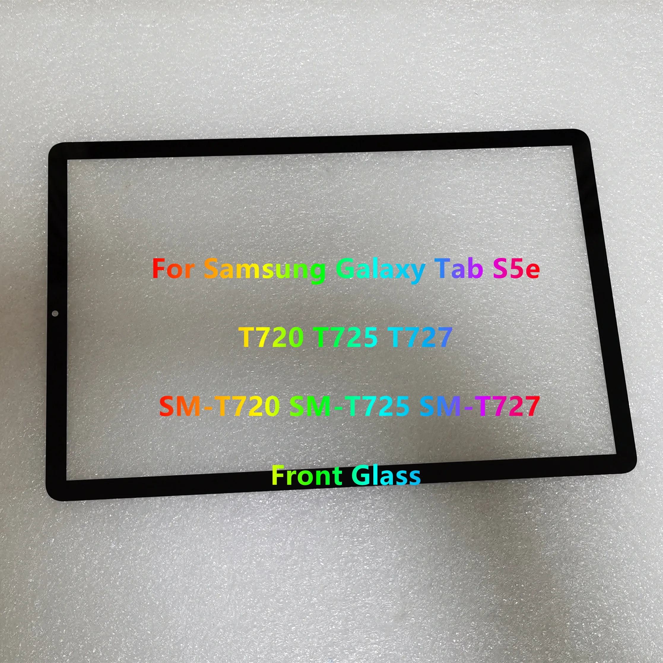 Фото Новинка 10,5 ''для Samsung Galaxy Tab S5e T720 T725 T727 SM-T725 T727 T720 сенсорный экран Переднее стекло внешняя панель + ламинированный OCA клей №2