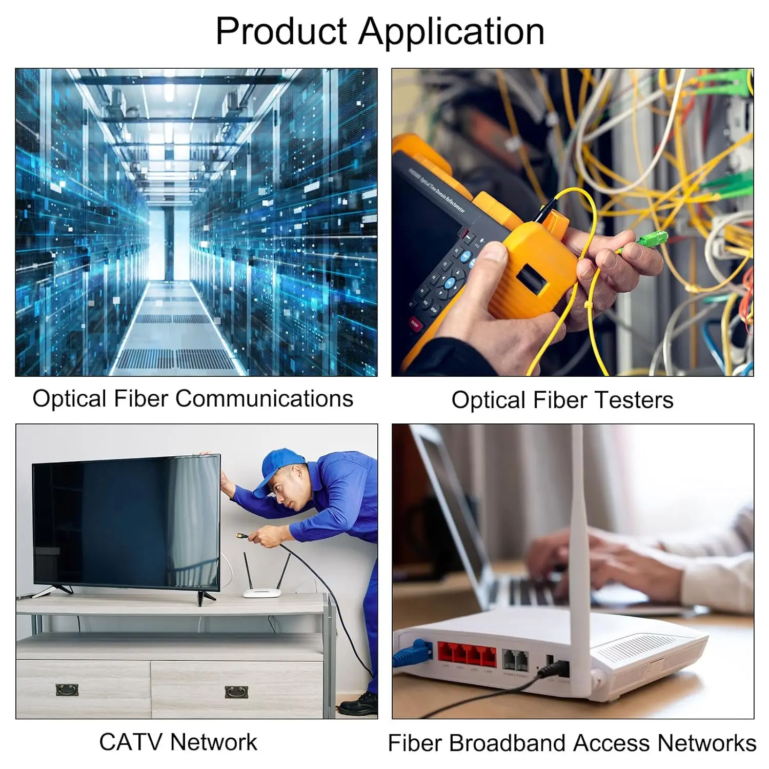 Оптоволоконный быстрый разъем LC APC одномодовый оптоволоконный кабель адаптер