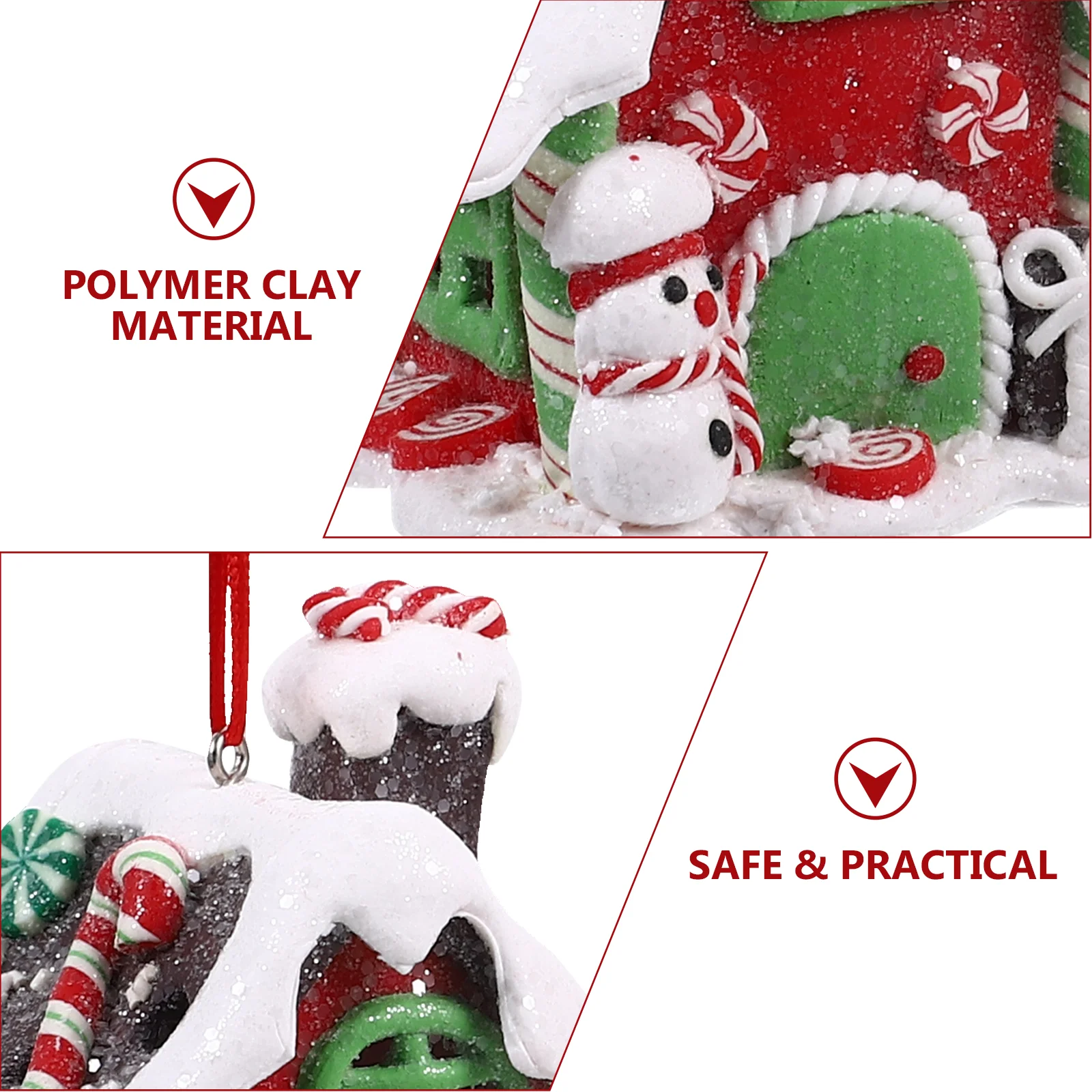 Роскошный рождественский пряничный домик домашний декор деревенские домики