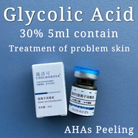 glycolic acid 30 5ml cosmetic medicine aha skin glicolic back acne face rough remove closed acne beverage freckle light aging