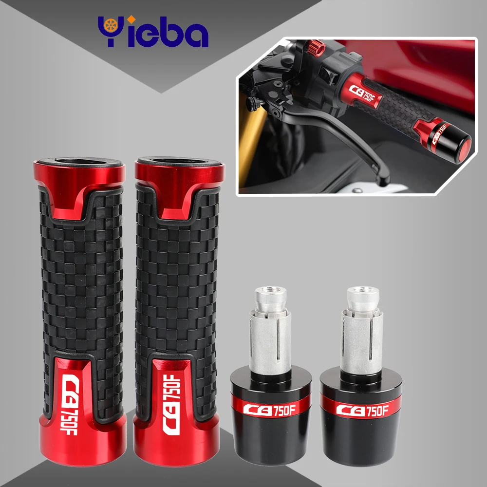 

Motorcycles For Honda CB750F CB 750 F 1979 1980 1981 1982 CNC 7/8" Accessories Moto Handlebar Grips Plug Slider Handle Bar Ends