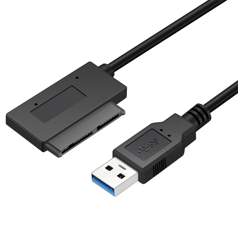 

USB 3.0 to Micro SATA 7+9 16P 1.8" SSD Hard Disk Drive Adapter Cable 20cm