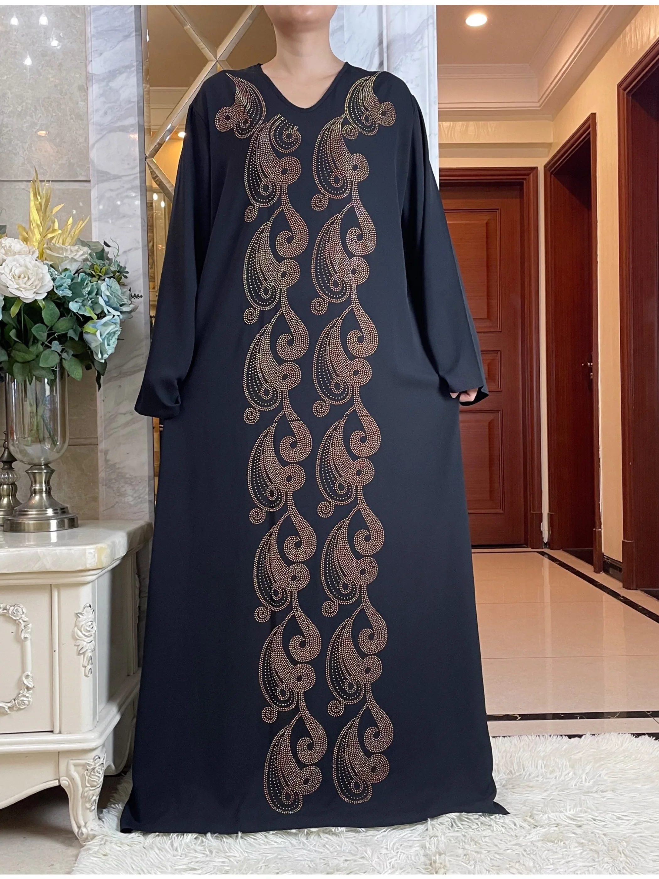 Новинка года Весенняя африканская абайя Высококачественная шифоновая ткань с