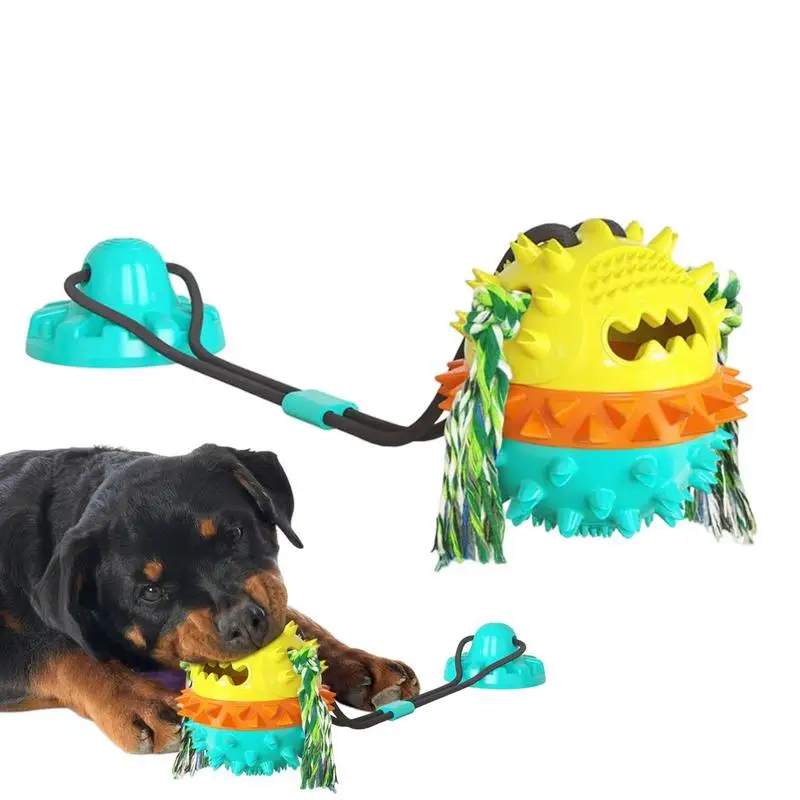 

Игрушка для собак с присоской, игрушки для прорезывания зубов для собак, агрессивный жеватель, веревка, пазл, зубная щетка, игрушки для зубов, мяч