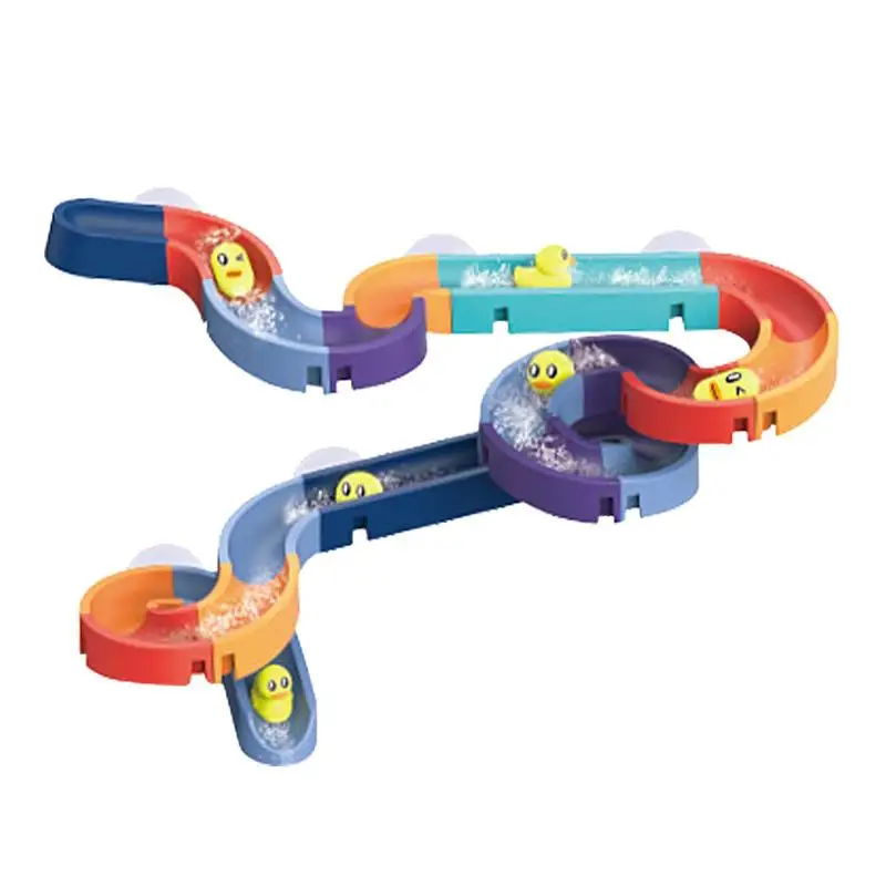 

Water Track Bathtub Bath Toys Bathtub Toys Slide Construction With Mini Duck Toys Slide Shower Tracks Water Toys Gifts For Boys
