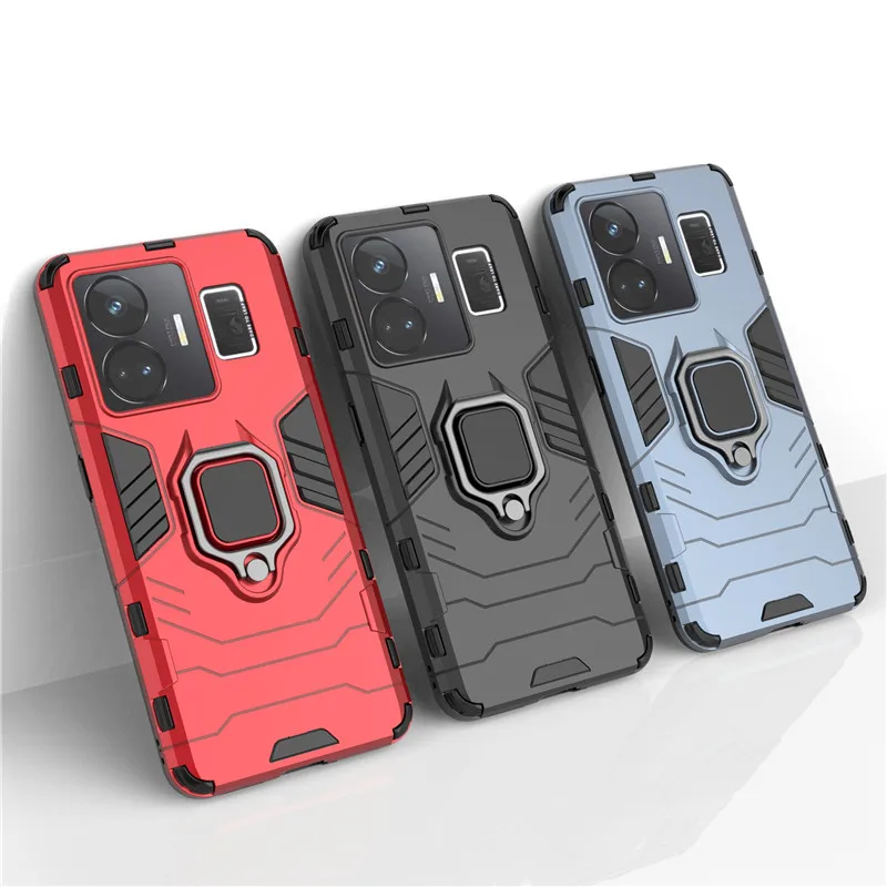 

For Realme GT3 Case Cover Realme GT Neo 5 3T 3 2 2T GT2 Pro Explorer Master Flash Ring Holder Bumper Phone Cases Realme GT3 Neo5