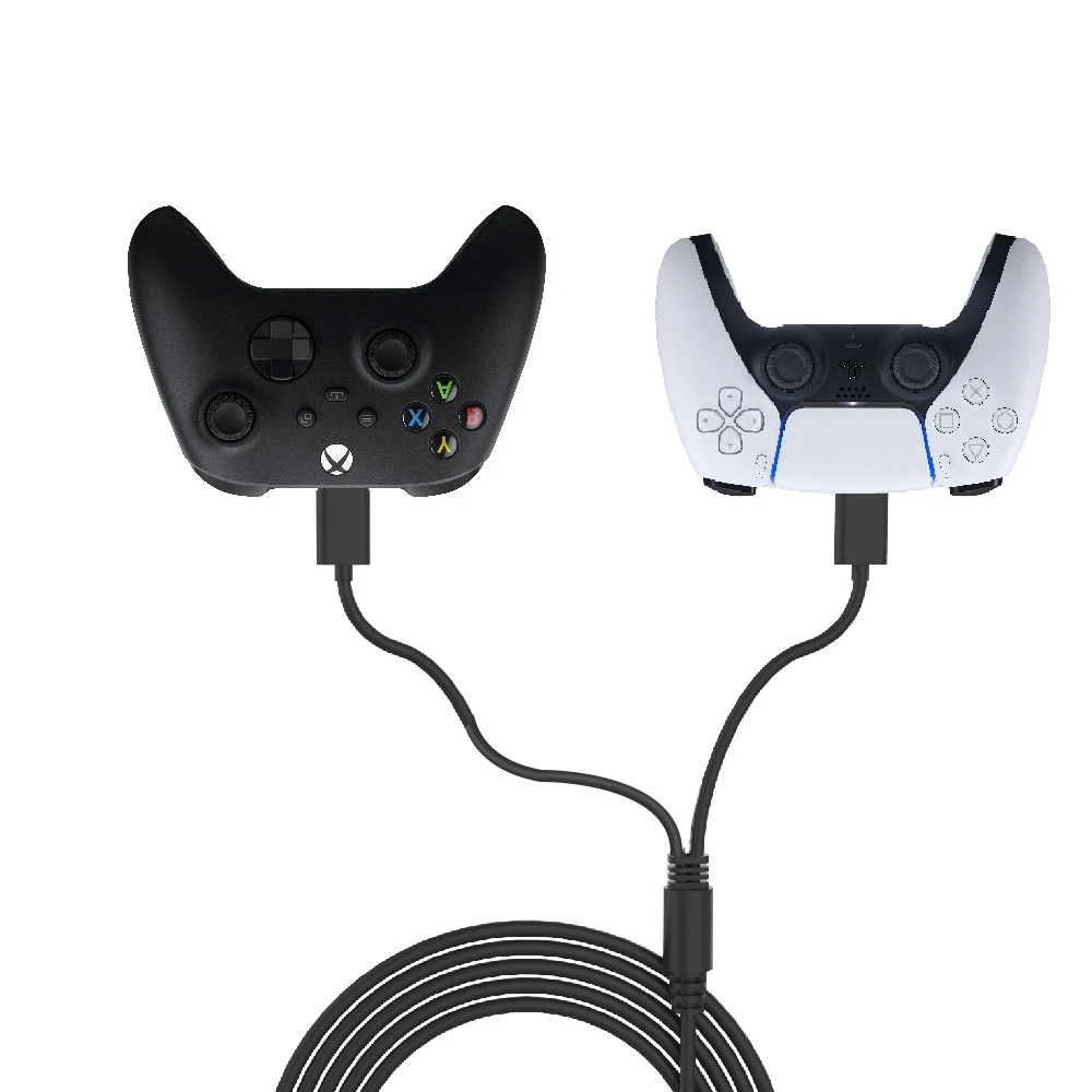 Зарядный кабель 2 в 1 для PS5